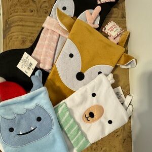 Target Bullseye Playground Novelty Festive Animal Stocking Set of 4